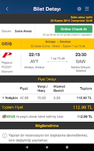 Ucuzabilet - Flight Tickets Varies with device APK screenshots 15