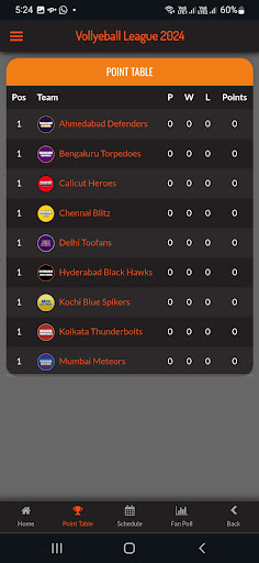 Volleyball League 2024 Screenshot 2 - AppWisp.com