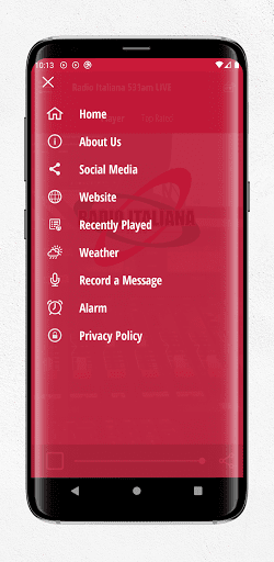 Radio Italiana 531 app Screen 3