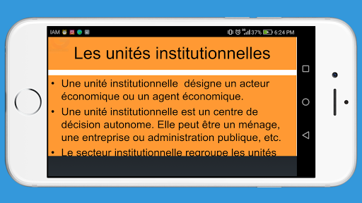 Android application Cours de Macroéconomie screenshort