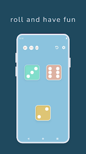Dice roller app for board game