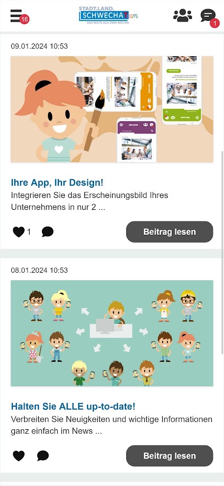 #2. TeamSchwechat (Android) Podle: cycoders GmbH