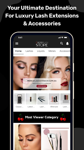Android application Cherry Lash Store screenshort