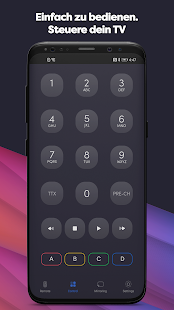 Universelle TV-Fernbedienung Screenshot