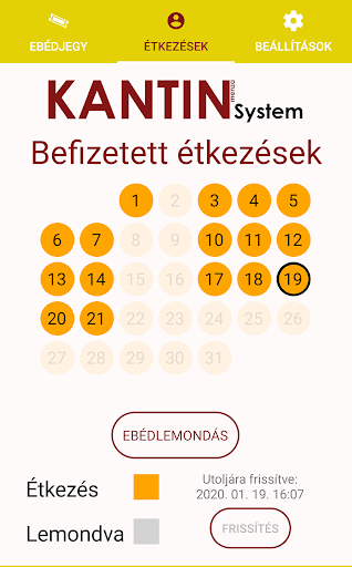 Kantin menzapp - Modern étkezt