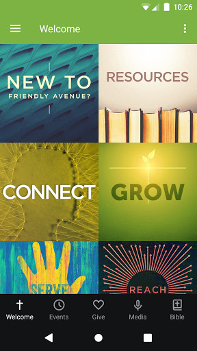 Android application Friendly Avenue Baptist Church screenshort