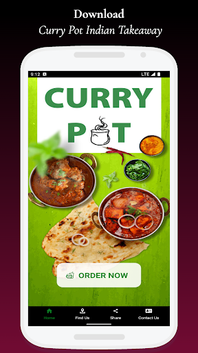 Android application Curry Pot Indian Takeaway screenshort