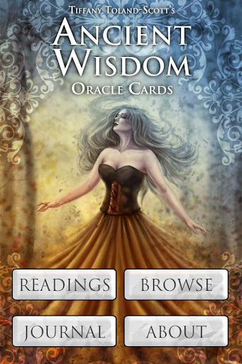 Android application Ancient Wisdom Oracle Cards screenshort