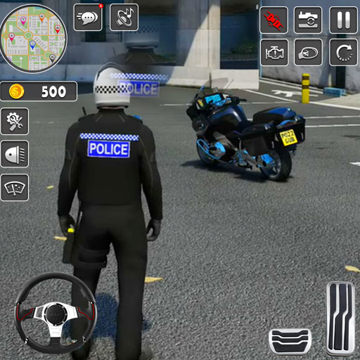 ألعاب حيلة دراجة الشرطة 2023