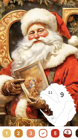 Game screenshot Christmas Color -Painting Book mod apk