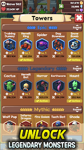 Idle Monster TD Evolved Varies with device screenshots 5