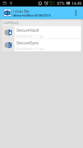 SecureDrive Mobile Screen 2