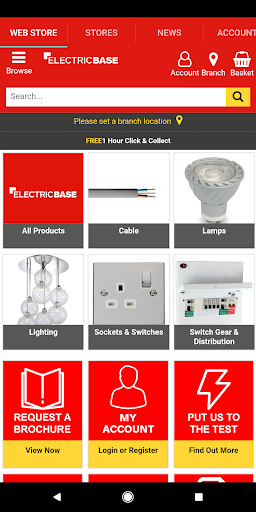 Android application Electricbase screenshort