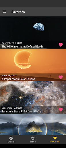 Android application Astronomy Daily screenshort