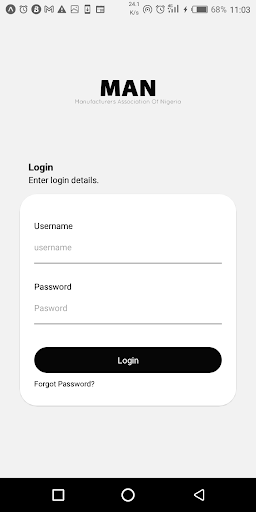 MAN App Screen 3