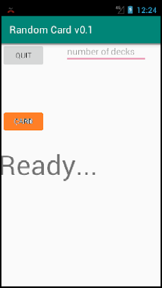 Show 1 Card v0.1a - Screenshot 1