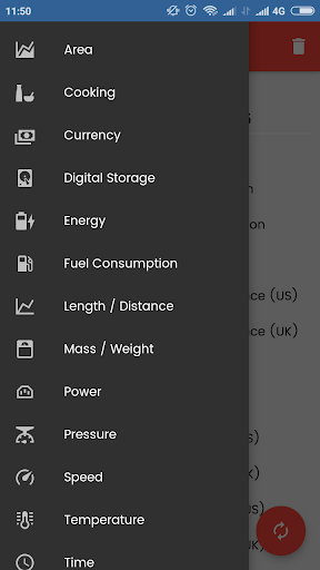 Android application Unit Converter Pro screenshort