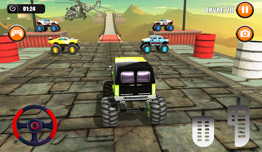 Ultimate Monster Truck 3D Stunt Racing Simulator Mod Apk app for Android 5