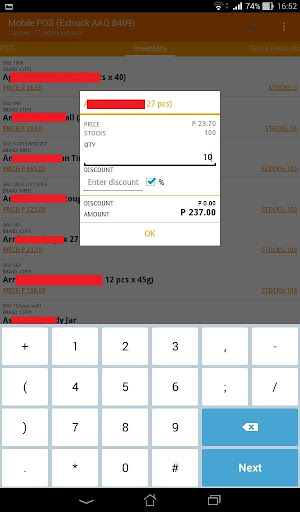 Mobile POS Screen 2