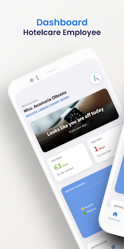 Android application HotelCare Employee screenshort