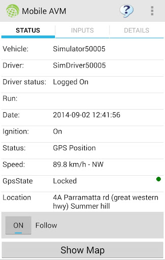 Mobile AVM Screen 2