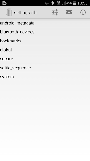 Screenshot of SQLite Editor