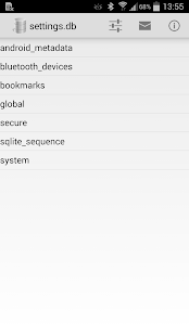 SQLite Editor Captura de pantalla