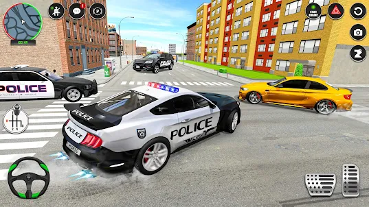 US Police Car Crash Simulator