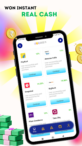 Android application CPAKaro - Shop & CashBack screenshort