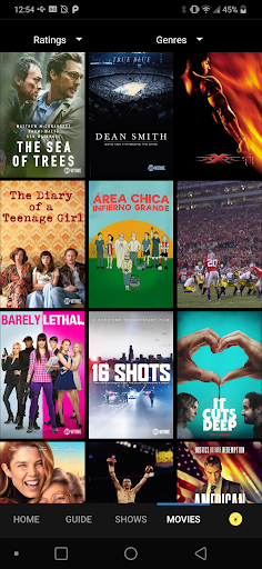 Screenshot of HTC TV MAX