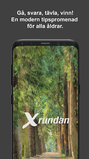 Android application Xrundan digital tipspromenad screenshort