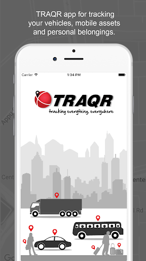 Android application TRAQR screenshort
