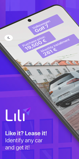 Android application LiLi - Like it? Lease it! screenshort