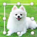 Cover Image of Télécharger Puppy Dog Pattern Lock Screen  APK