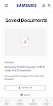 screenshot of SAMSUNG Display Solutions