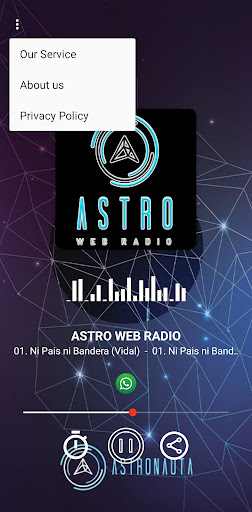 ASTRO WEB RADIO Screen 2