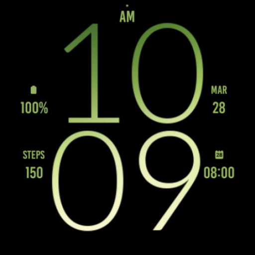Honeydew Light Watch Face screenshot 4