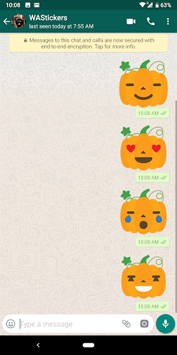 Pumpkin - Halloween stickers Screen 2