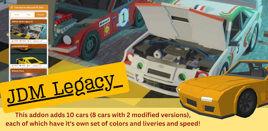 Cars Mod for Minecraft PE
