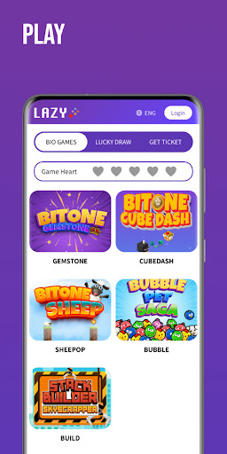 LAZY play Screen 2