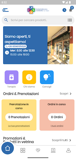 Android application Parafarmacia Giardino screenshort