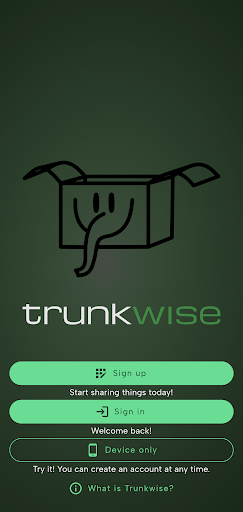 Android application Trunkwise screenshort