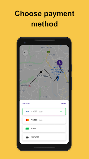 Drop: ride sharing taxi app Screen 3