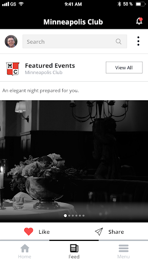 Android application MINNEAPOLIS CLUB screenshort