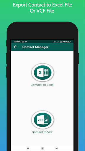 Android application Contact Backup and Restore Pro screenshort