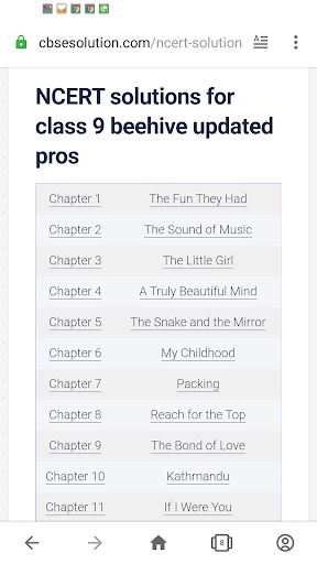 Class 9 English solution ncert