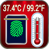 Fingerprint Fever Thermometer Prank icon