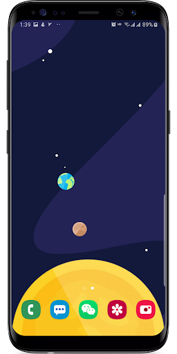 Solar System Live Wallaper Screen 2