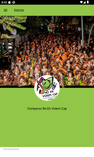 Android application Comparsa NEVC screenshort