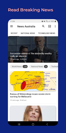 Android application News Australia : Breaking news screenshort